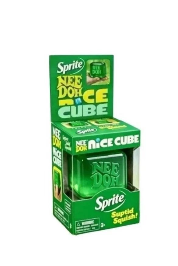 NeeDoh Style Sprite Nice Cube - Greens